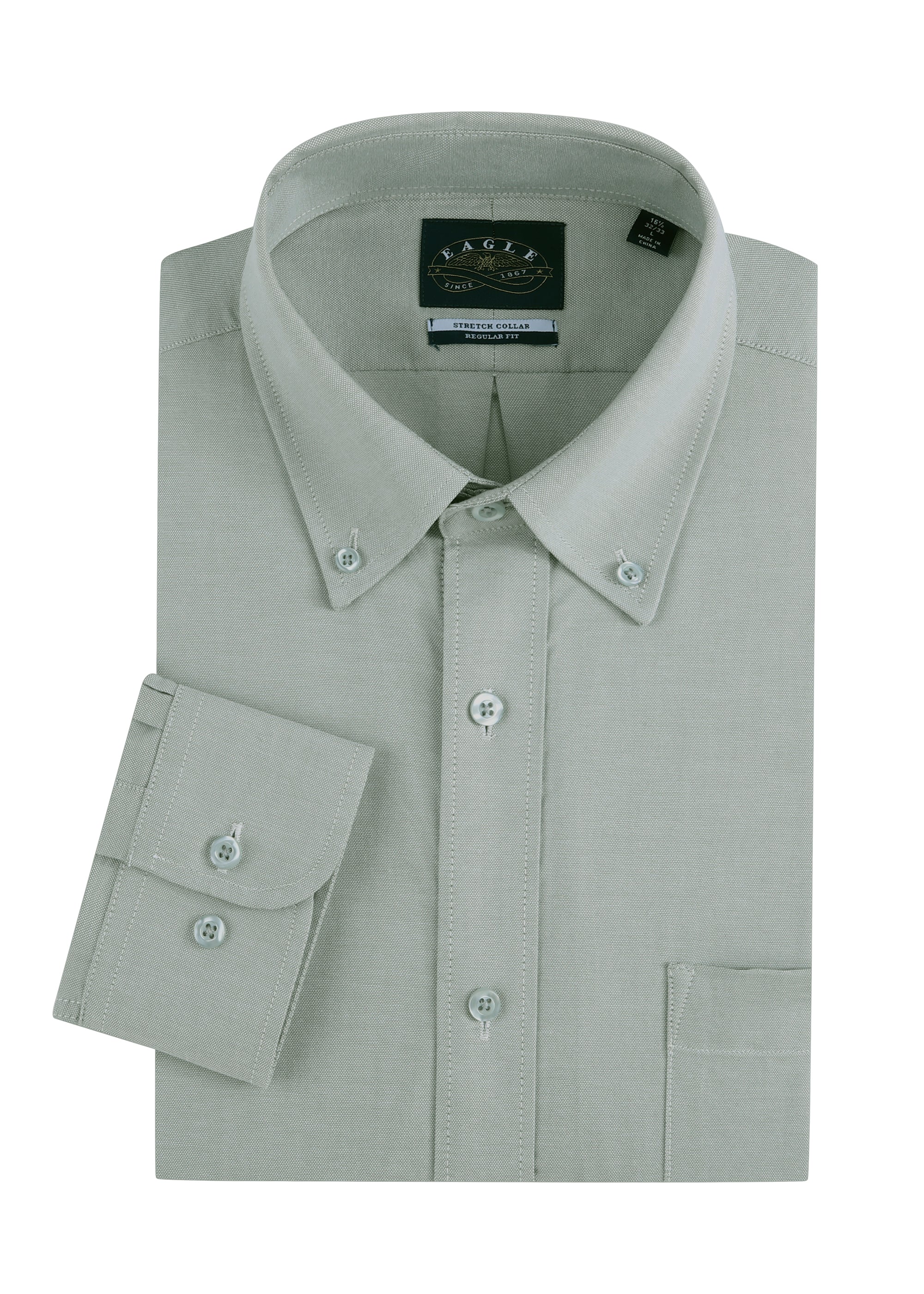 Eagle Stretch Neck Pinpoint Oxford Shirt – SHOP ROFFE