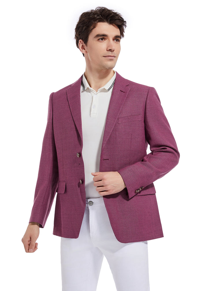 Hechter Paris Plum Solid Sportcoat