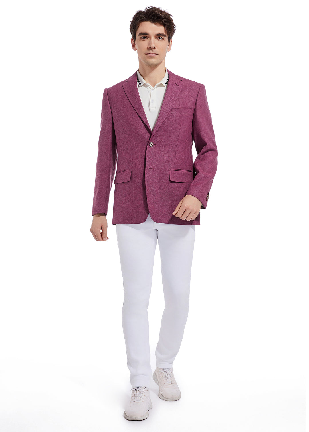 Hechter Paris Plum Solid Sportcoat