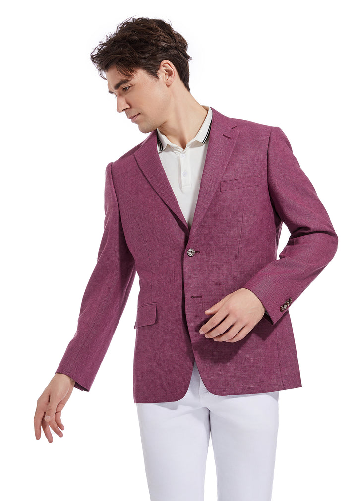 Hechter Paris Plum Solid Sportcoat