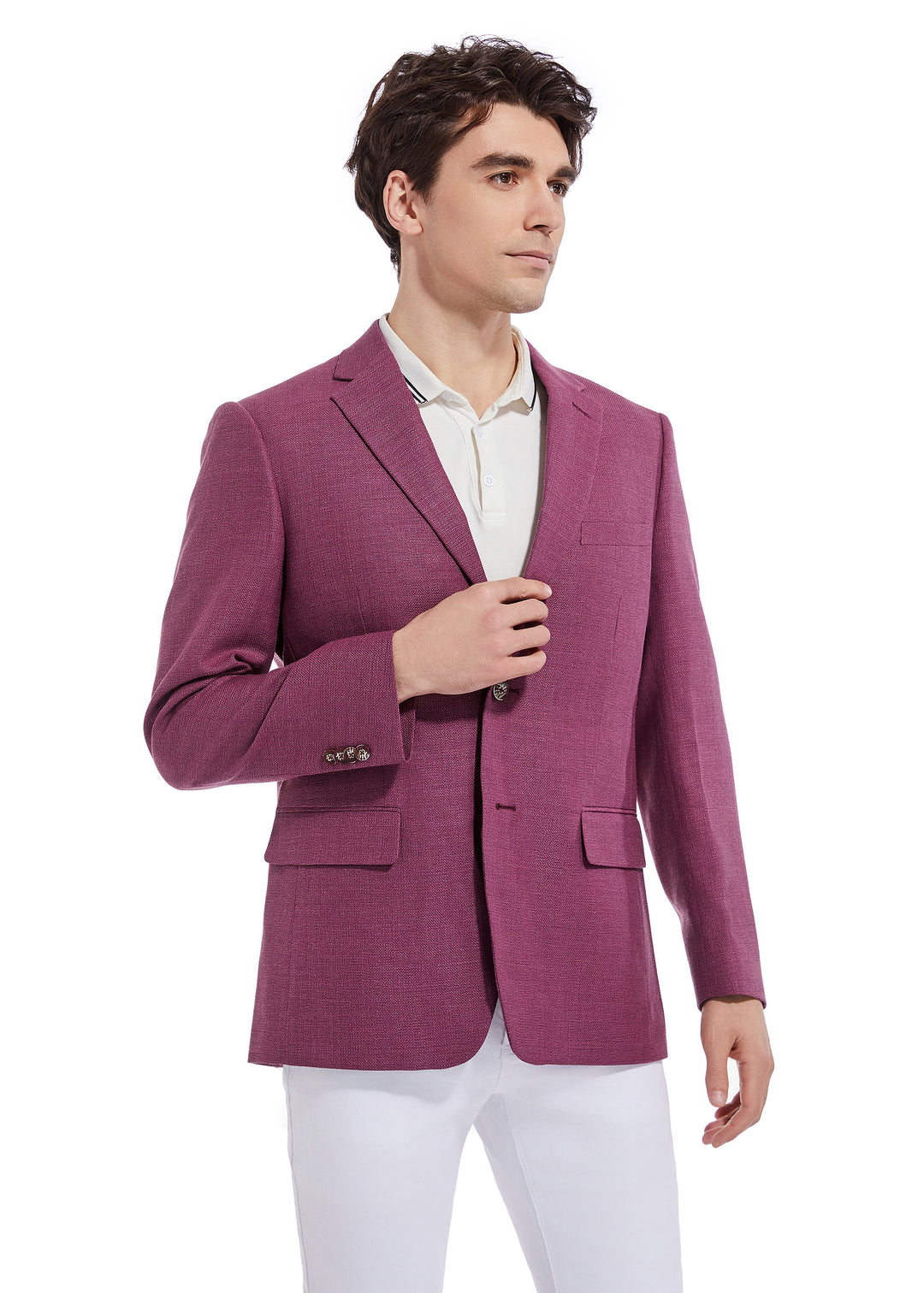 Hechter Paris Plum Solid Sportcoat