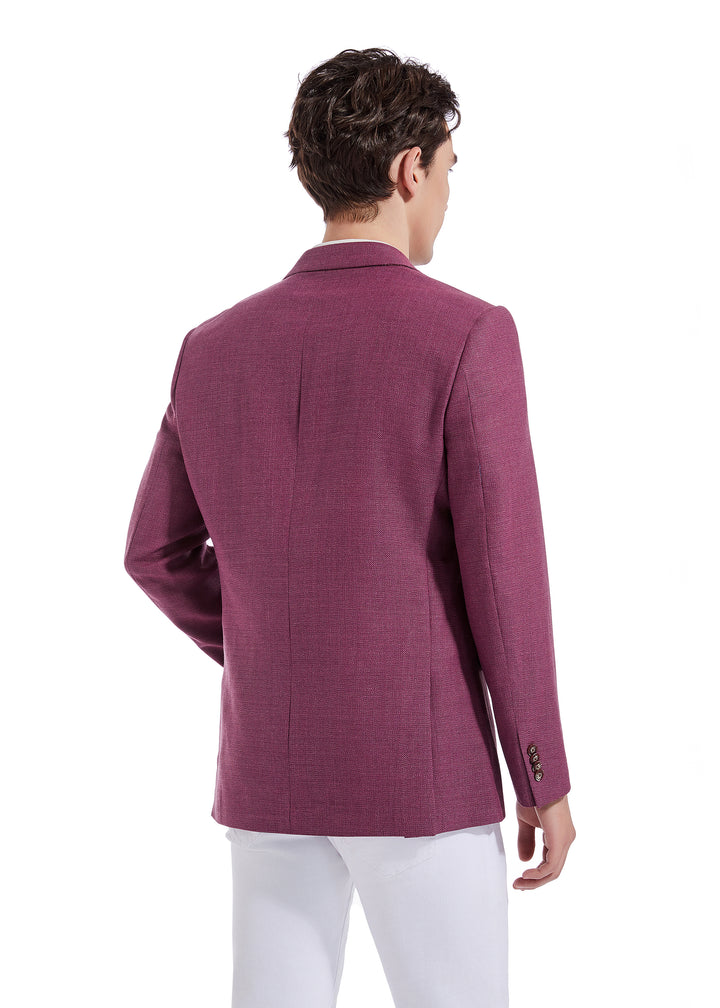 Hechter Paris Plum Solid Sportcoat