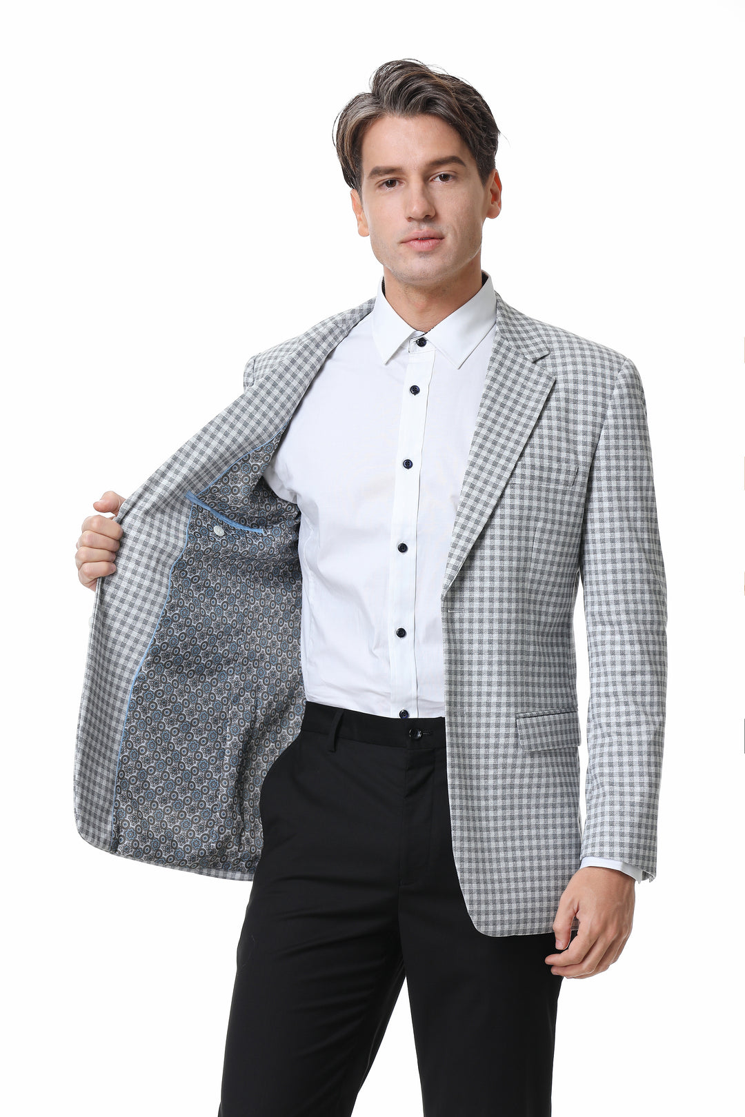 Hechter Paris Check Stretch Blazer