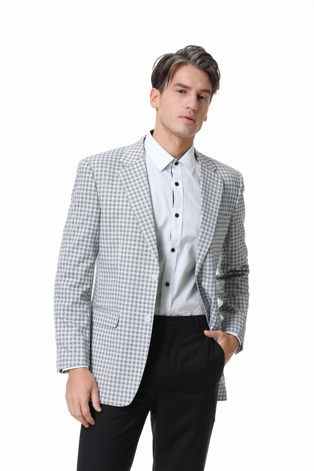 Hechter Paris Check Stretch Blazer