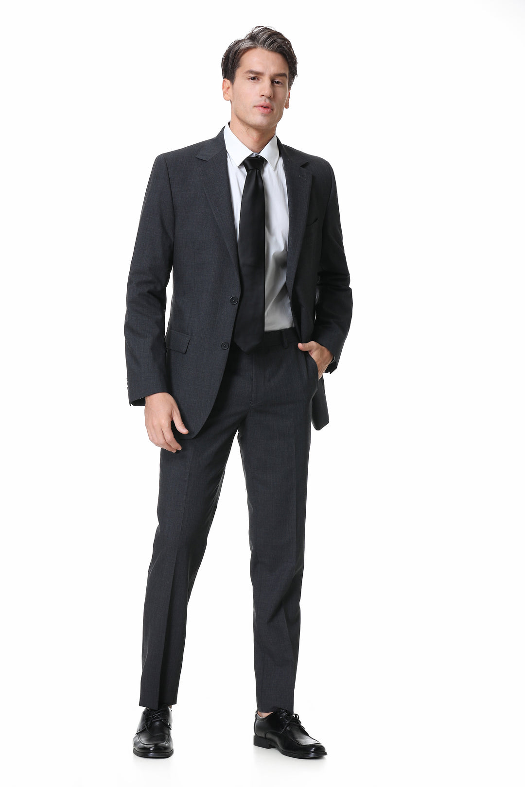 Hechter Paris Suit Separate Grey Heather Pant