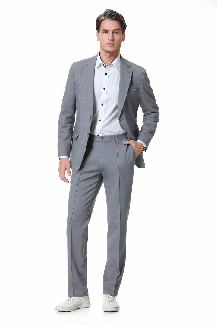 Hechter Paris X-Tech Stretch Suit Separate Grey Jacket