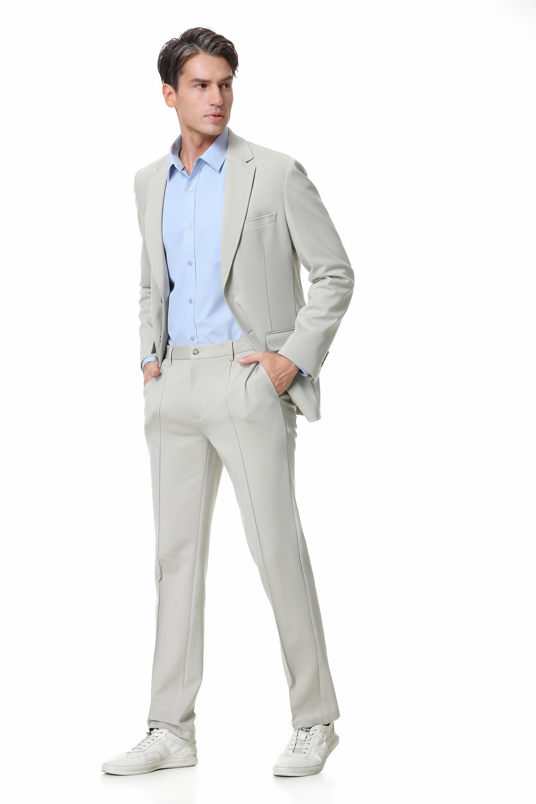 Hechter Paris X-Tech Stretch Suit Separate Beige Jacket