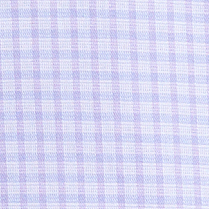 Duchamp London Purple Check Dress Shirt