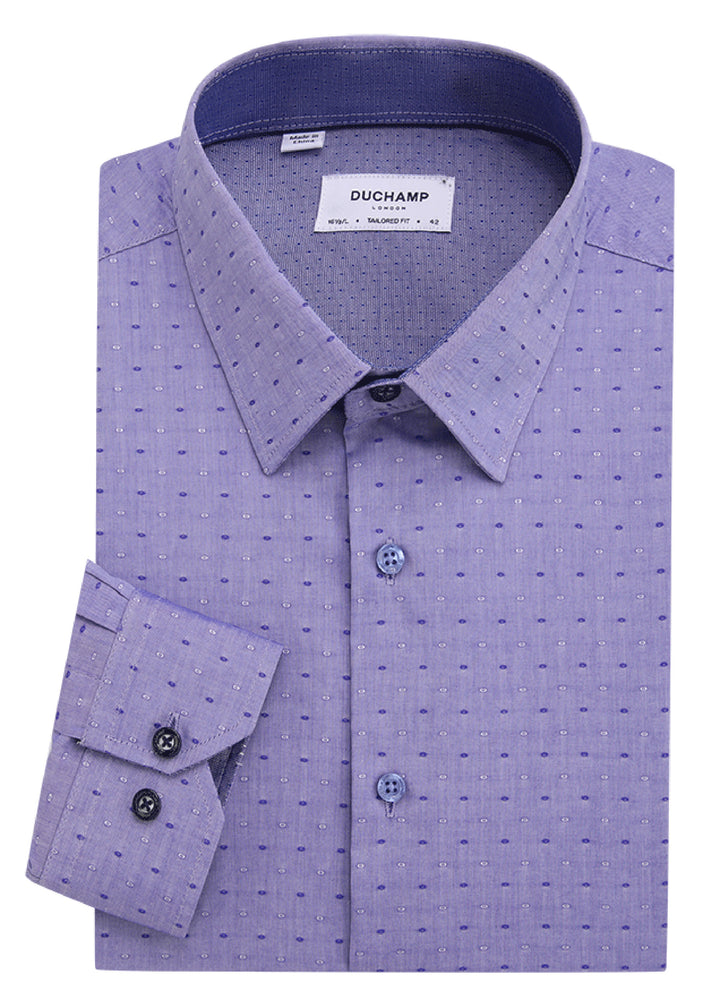 Duchamp London Fancy Dot Dress Shirt