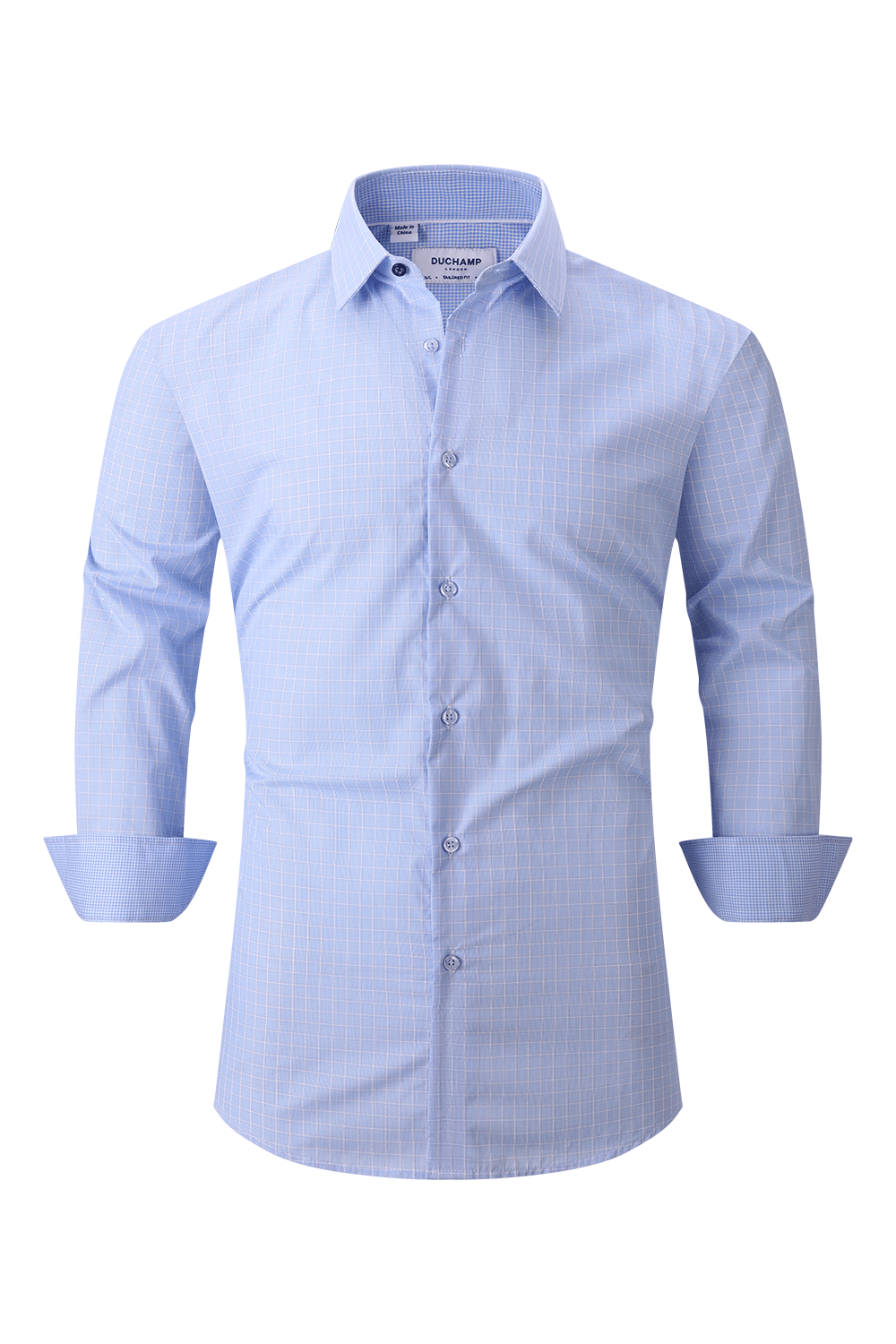 Duchamp London Checked Dress Shirt