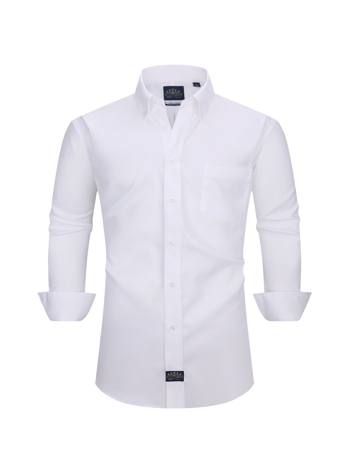 Eagle IRON FREE Stretch Neck Pinpoint Oxford Shirt