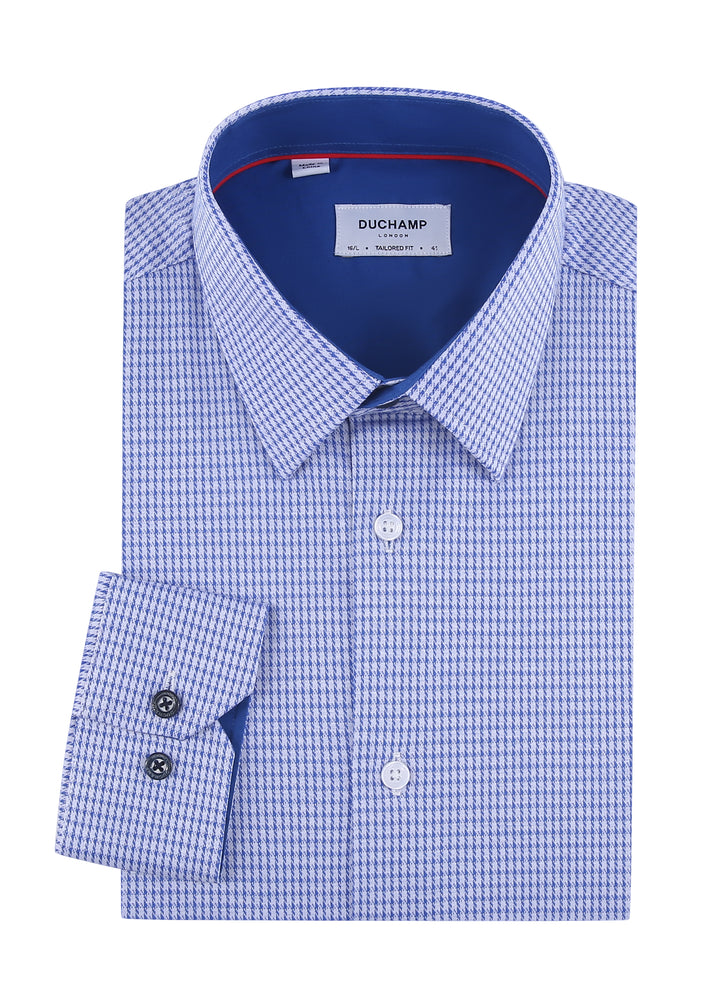 Duchamp London Houndstooth Dress Shirt