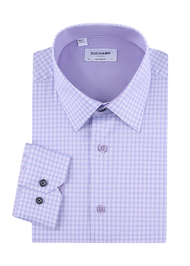 Duchamp London Check Dress Shirt