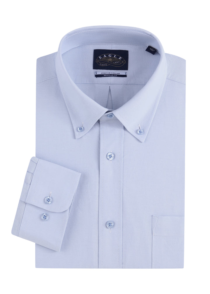 Eagle Stretch Neck Pinpoint Oxford Shirt