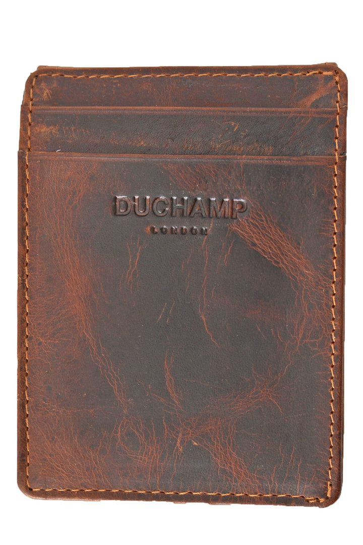 Duchamp London Cognac Credit Card Wallet