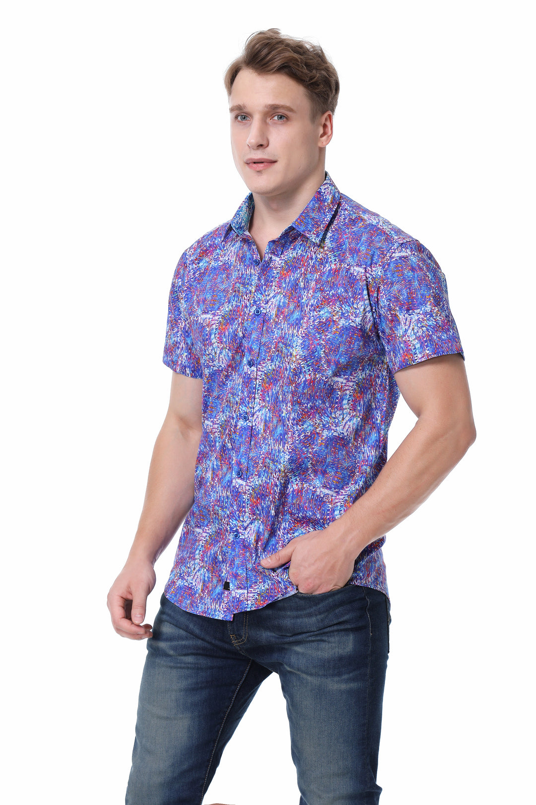 1 Like No other Lume Short Sleeve Casual Shirt