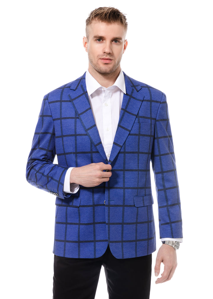 Duchamp Large Windowpane Blazer