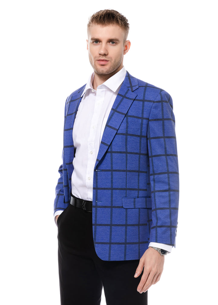 Duchamp Large Windowpane Blazer