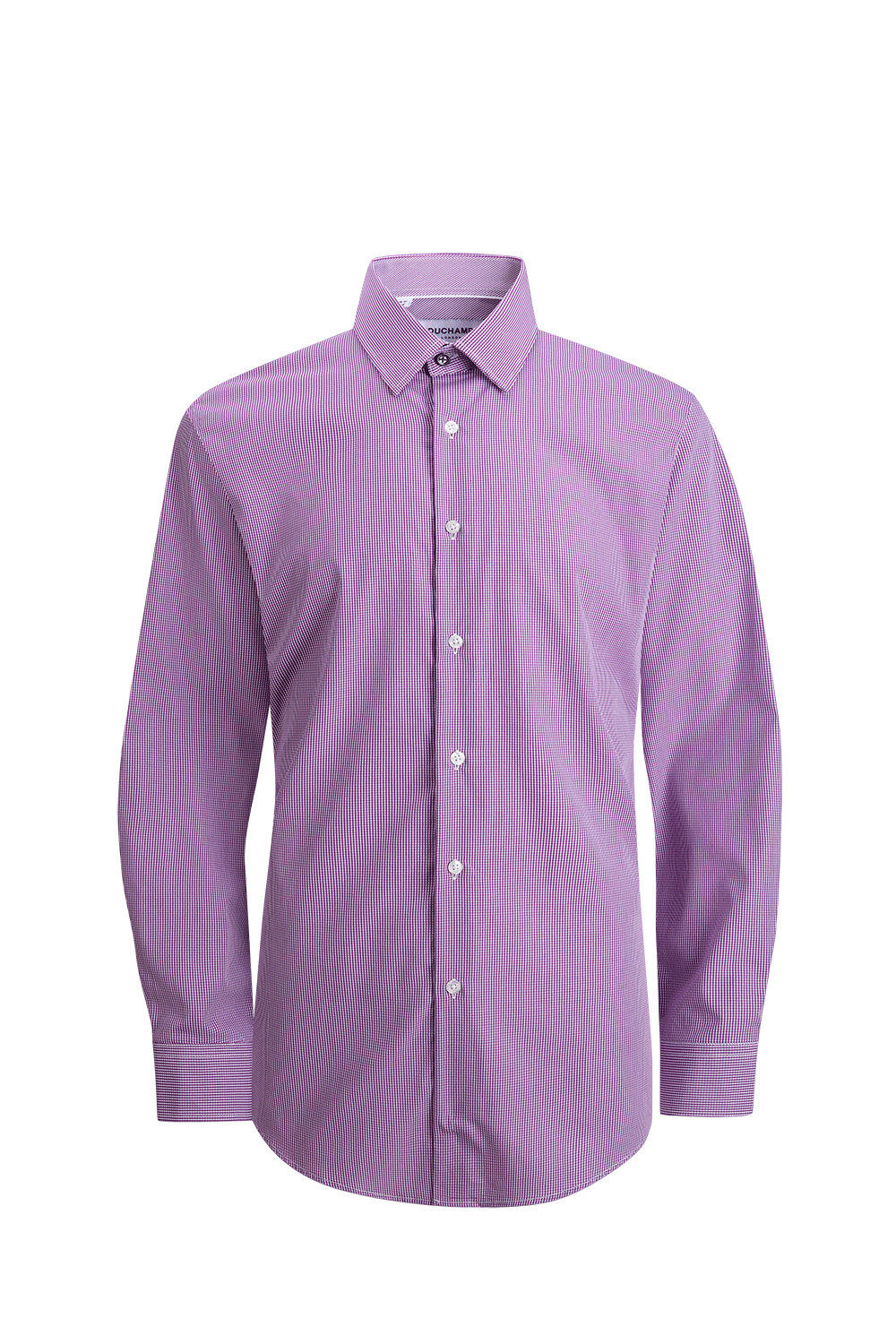 Duchamp London Micro Gingham Dress Shirt