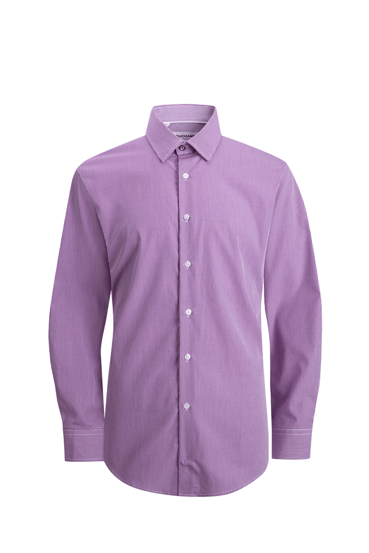 Duchamp London Micro Gingham Dress Shirt