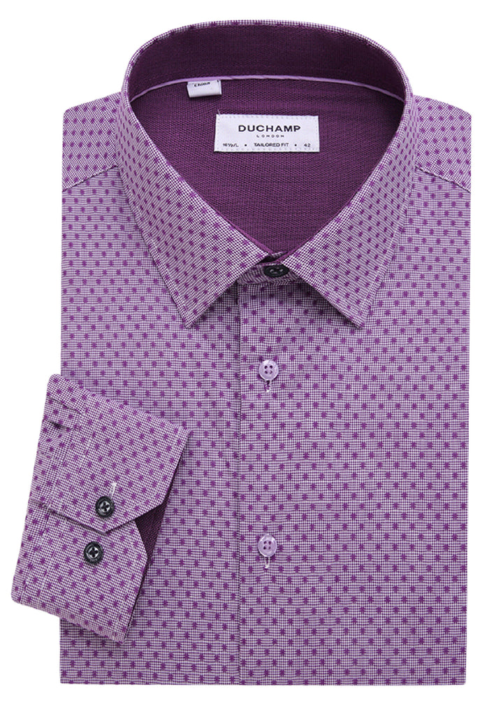 Duchamp London Fancy Gingham Dress Shirt