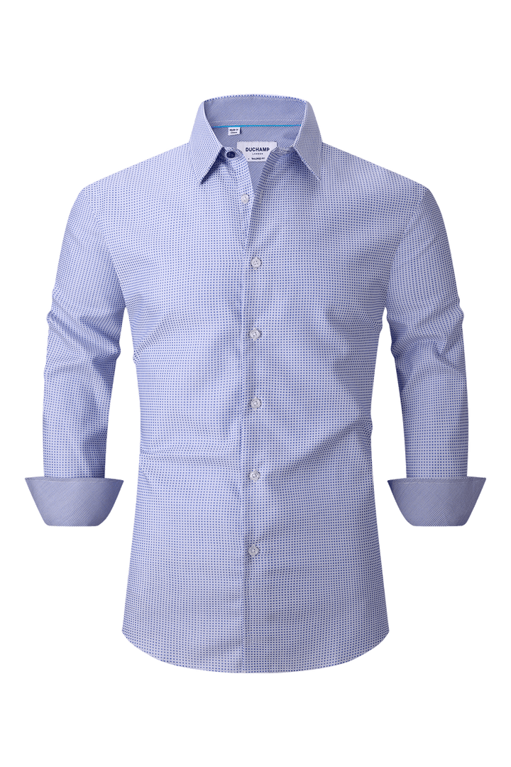 Duchamp London Geometric Dress Shirt