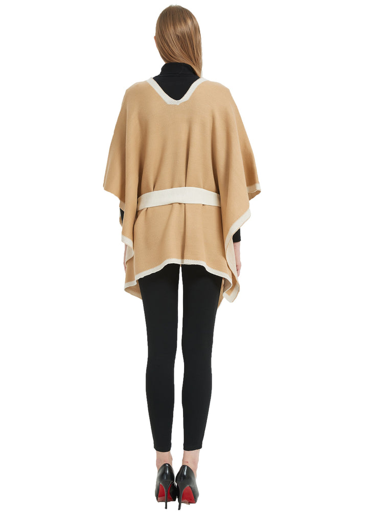 Save the Ocean Sustainable Belted Pullover Poncho