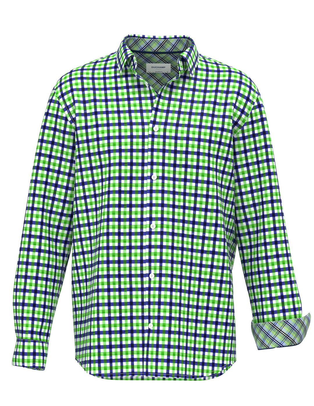 Duchamp London Plaid Dress Shirt