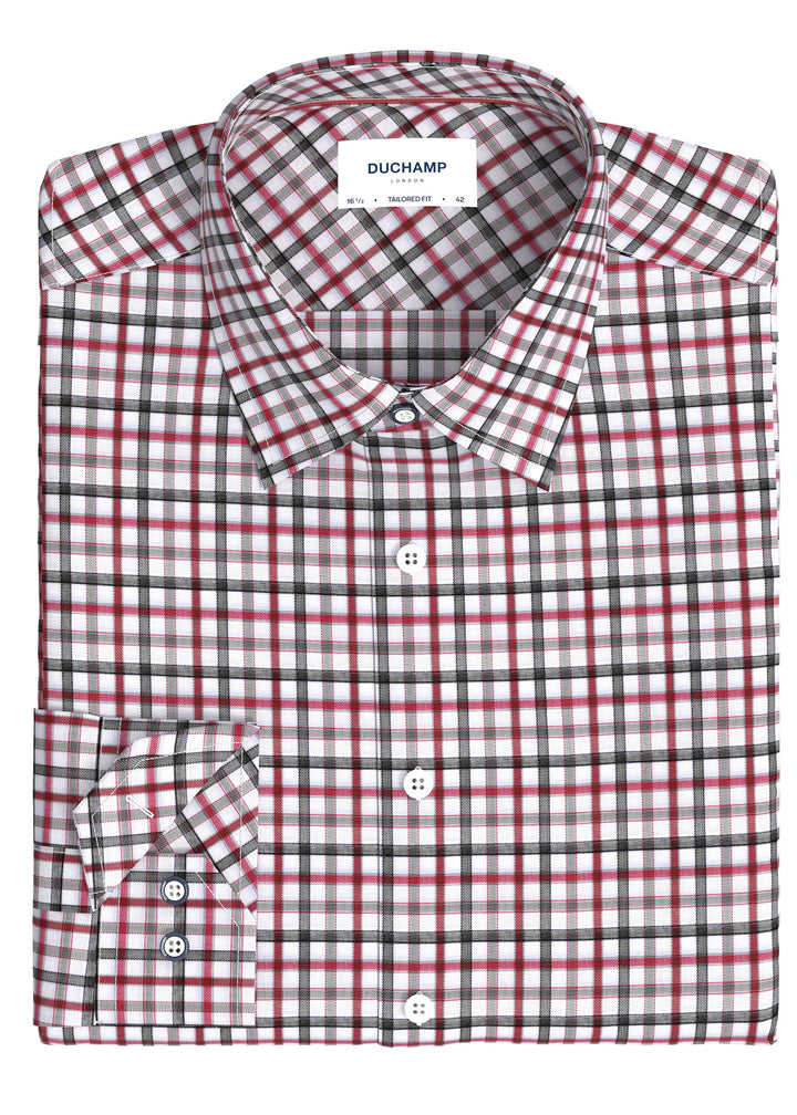 Duchamp London Check Dress Shirt