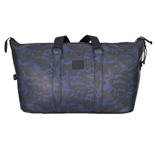 Blue camo shop duffle bag